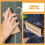4Pièces Ardoise Noire Bois Multifonction Pour Et École 5