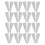 100Pièces Housses De Protection Ciseaux PVC Gris Pratique 3