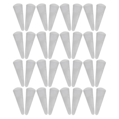100Pièces Housses De Protection Ciseaux PVC Gris Pratique 2