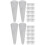 100Pièces Housses De Protection Ciseaux PVC Gris Pratique 6