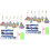 2Ensembles Pendentifs - Créatifs En Métal Et Assortis 6