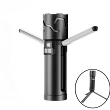 30W Ultra Bright LED Flashlight with Side Light 5500mAh Digital Display Torch Lamp for Outdoor Camping Lantern,B