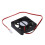5X  12V 2 Pins Stecker Brushless Luefter 50mm X 50mm X 10mm 3