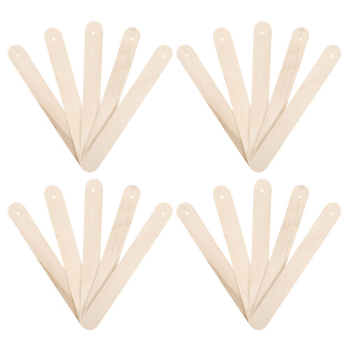 200Pièces Bâtons En Bois Lisse Pour Glace 2