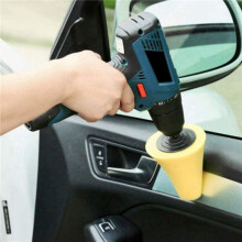 18PCS 1/4inch Shank Sponge Buffing &Polishing Cone for Automotive Car Wheel Hub Care,Metal Polish Buffing Polishing