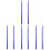 4Paires Baguettes Percussion Nylon Bleu Surface Lisse Pour Performance 4