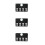 3Pcs Sturdy PP Wall Comb Hanger and Hair Clipper Bracket Black 11