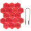 40Pcs Red Lug Nut Covers Durable Car Wheel Nut Caps with Removal Tool 8