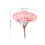 48Pcs Pink Artificial Cherry Blossom Miniature Trees for Home Decor 2