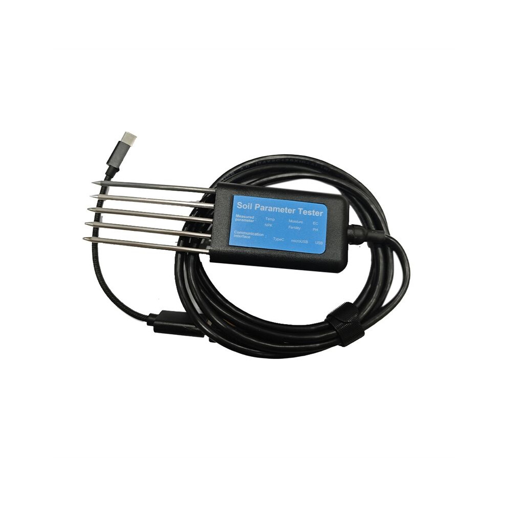 USB Soil Integrated Transmitter for Temperature Humidity EC NPK PH Soil Sensor for Agriculture Soil Test Sensor