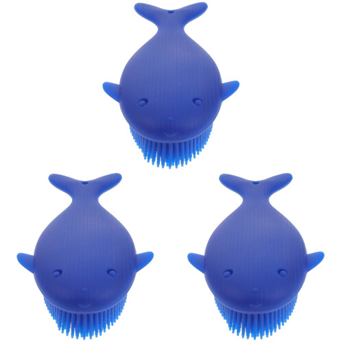 3Pièces Brosse Silicone Corps Brosse Douce Exfoliante 1