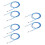 6St Beaded Brilkoord Multi Elegant Sportieve Activiteiten 8