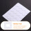 Autocollants Ronds Bougie Mousse Blanche Adhésive 11