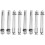 8Pièces Kit Vis Acier Carbone Stabilisateur Argent 4