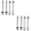 8Pièces Kit Vis Acier Carbone Stabilisateur Argent 7