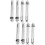 8Pièces Kit Vis Acier Carbone Stabilisateur Argent 8