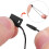 8550Pcs Black Nylon Hang Tag Strings Durable Lightweight for Clothes 6