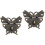 4Pièces Loquets Pour Bois Vintage Marron 3