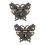 4Pièces Loquets Pour Bois Vintage Marron 6