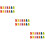 21Pairs Assorted Color Bear Post Earrings Small Studs for Women 10