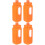 4 Pcs Reusable Leak-Proof Water Jug With Cap 4