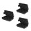 3Pièces Boîte De Stockage Noir Flottante Multi-Usage 6