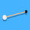 6Pcs Double-Ended Singing Bowl Mallets Wood Handle Felt Rubber Multi 3