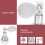 2St Glitter Highlighter Spray Zilverwitte Make-Up Tool Voor Vrouwen 7