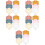30Pcs Newborn Bibs Cotton Triangle Dribble Bibs for Babies Assorted 7