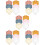 30Pcs Newborn Bibs Cotton Triangle Dribble Bibs for Babies Assorted 8