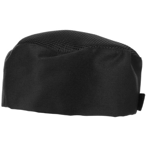 5Pcs Classic Black Chef Caps Wear-Resistant Kitchen Cook Hat 1