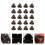 40Pièces Protections D’angle Bois Vintage Pour Coffres 9
