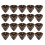 40Pièces Protections D’angle Bois Vintage Pour Coffres 10