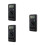 3Pièces Multimètre Digital Portable Noir Résistance Voltage 3
