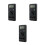 3Pièces Multimètre Digital Portable Noir Résistance Voltage 4