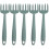 5Pcs Dark Green Silicone Cooking Forks Ergonomic Kitchen Tools 11