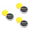 3Sets Auto Lackpflege Kit Mit Polierpaste Und Ölfilm Entferner Bunt 6
