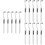 15Pièces Détachant Taches Dents PP Manuel Compact 8