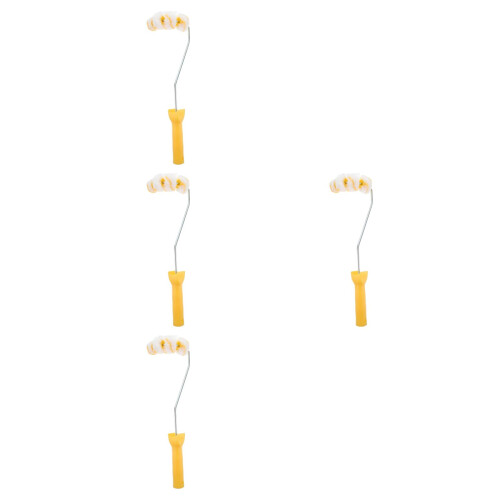 4Pcs Arc Roller Brush Lightweight Firefighting Paint Tool 2