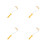 4Pcs Arc Roller Brush Lightweight Firefighting Paint Tool 4