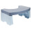 2Pcs Thick Plastic Toilet Stool Children Training Step Stool Anti-Slip 2