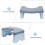 2Pcs Thick Plastic Toilet Stool Children Training Step Stool Anti-Slip 4