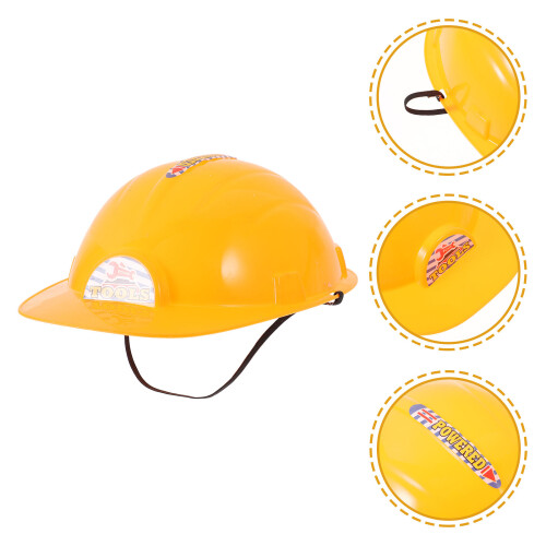 6 Pièces Chapeaux De Construction En Plastique Pour Enfants 1