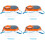 4Sets Plastic Bug Catching Kit for Kids Assorted Color Breathable Cage 6