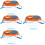4Sets Plastic Bug Catching Kit for Kids Assorted Color Breathable Cage 8