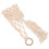 5Pcs Kitchen Hanging Cotton Rope Fruit Basket with Breathable Design 2