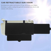 Car Sunshade Retractable Multifunctional Sunshade Anti-Glare Goggles Car Sunshade Blocks Windshield Sun Visor