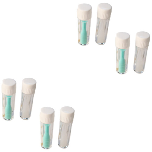 8Pièces Sucettes Silicone Pour Lentilles Multicolores Usage 1