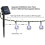 36ft 60 LED Solar String Lights Waterproof 2
