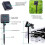 36ft 60 LED Solar String Lights Waterproof 3